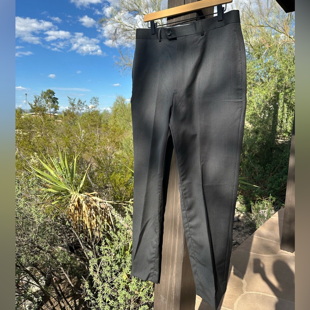 Pronto Uomo Charcoal Dress Pants